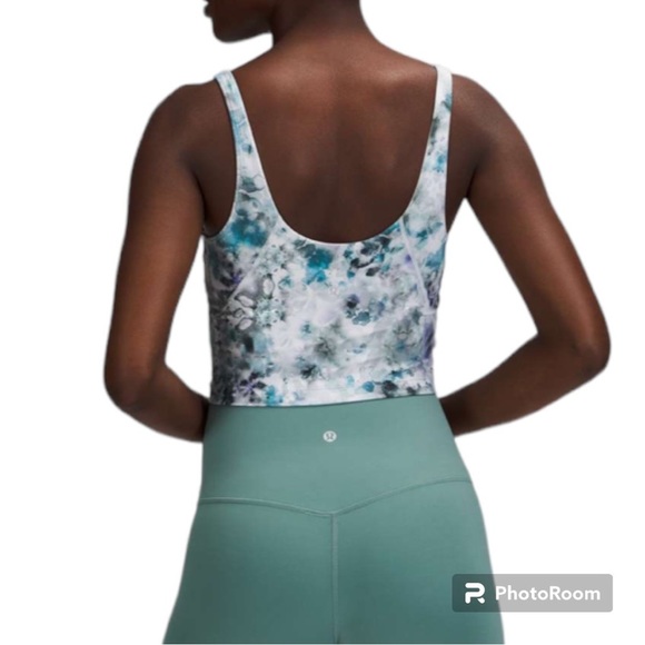 Lululemon 2021 Align Tank in Kaleidofloral Multi Women’s Size 12 - Picture 2 of 10